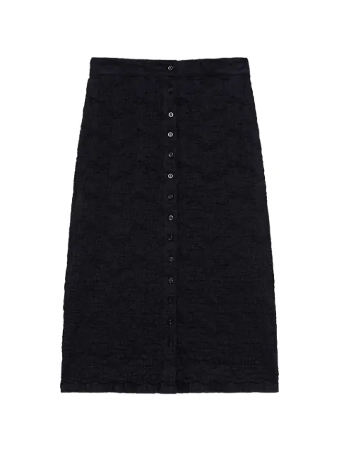 MSGM button-down midi skirt