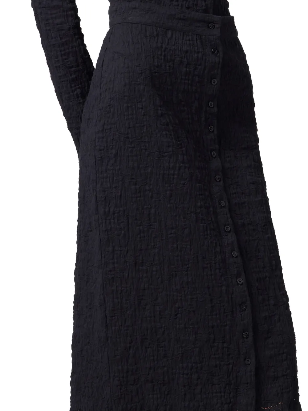 MSGM Button-down mini-rok Zwart
