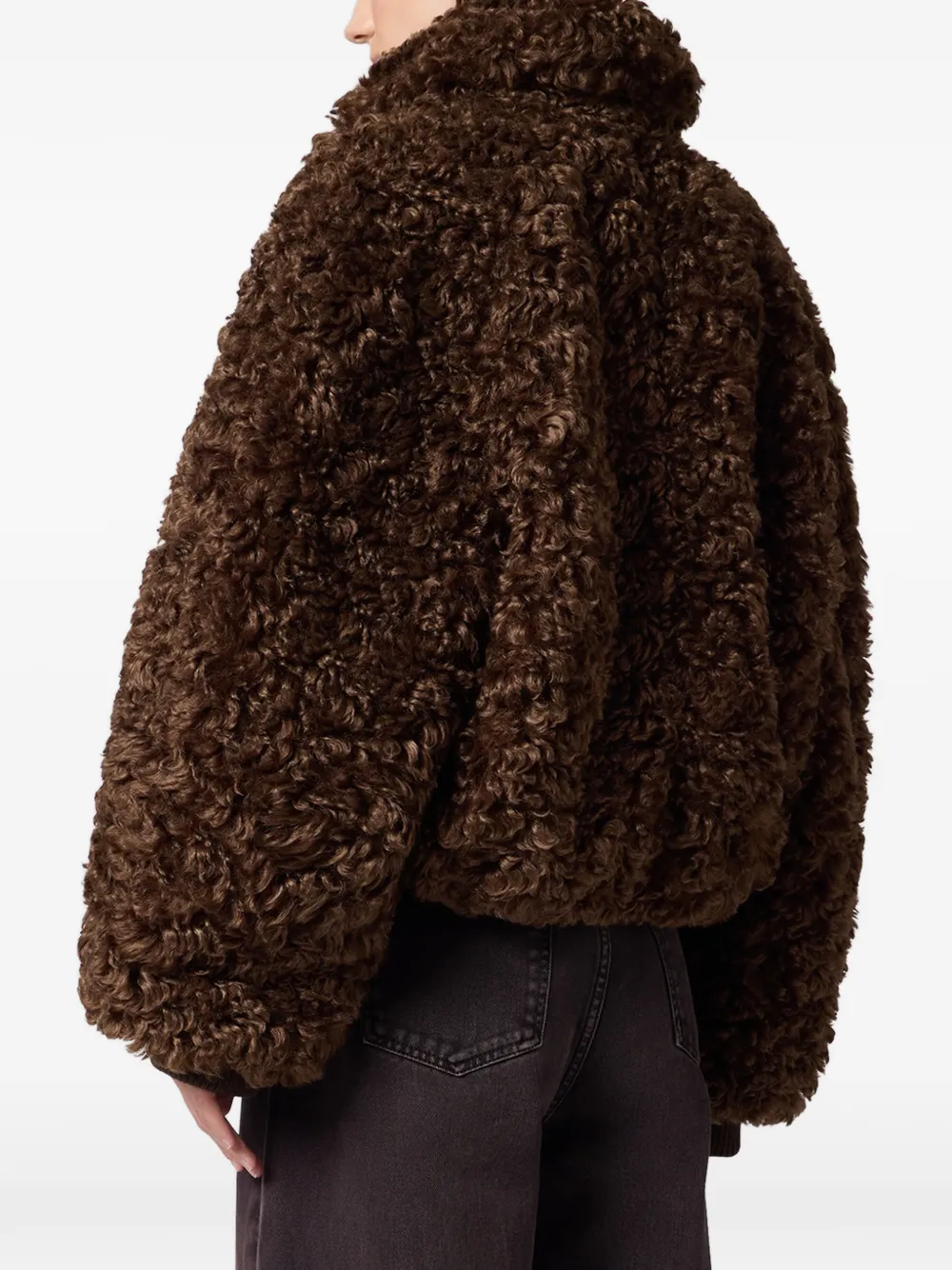 MSGM Jack met rits Bruin