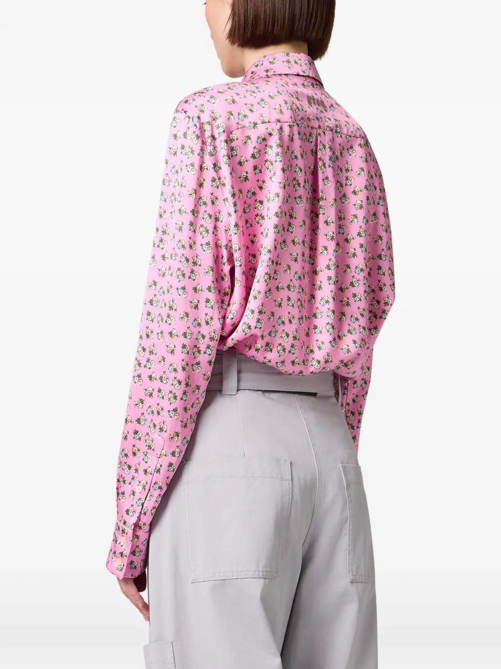 MSGM Blouse met bloemenprint Roze