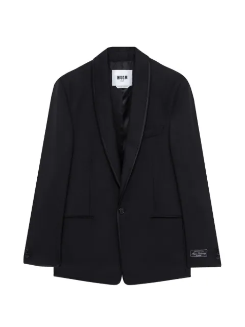 MSGM blazer de vestir con solapas de esmoquin