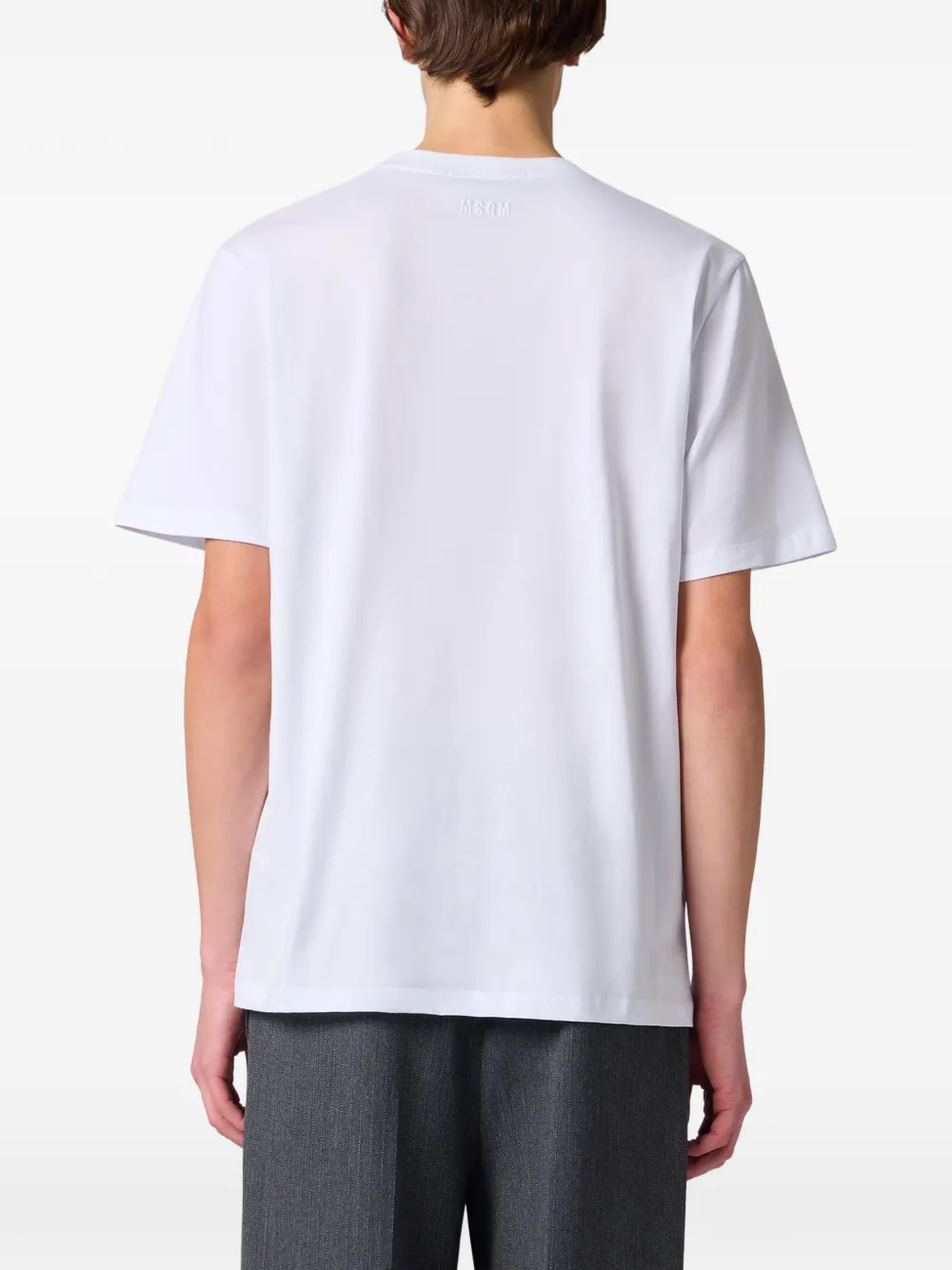 MSGM T-shirt met tekst Wit