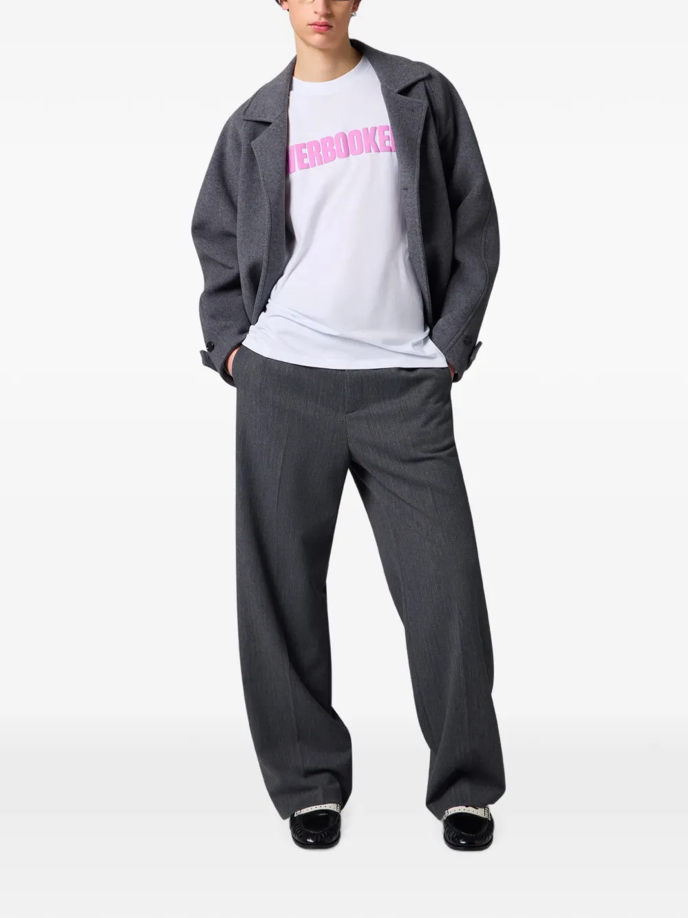 MSGM T-shirt met tekst Wit