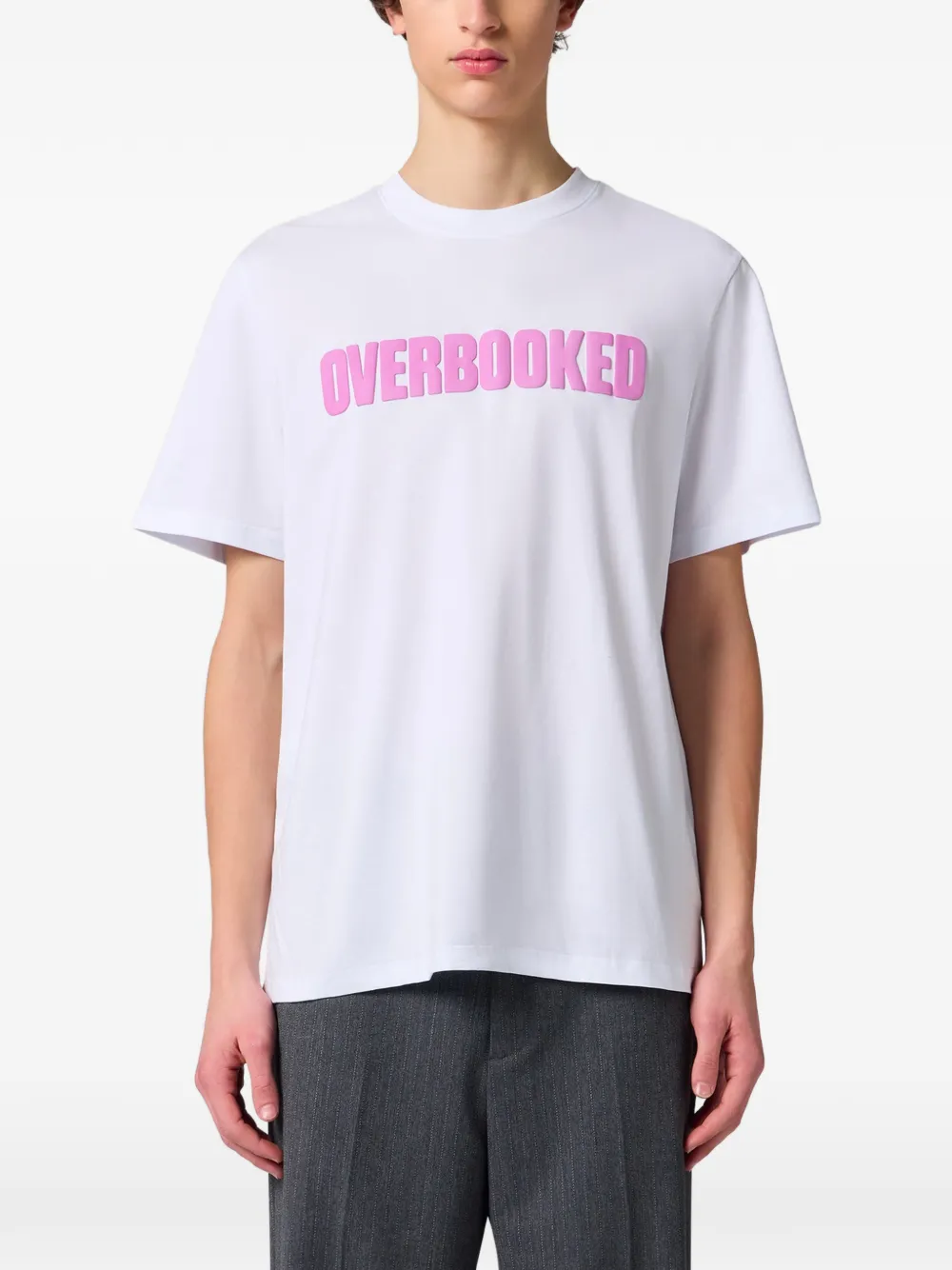MSGM T-shirt met tekst Wit