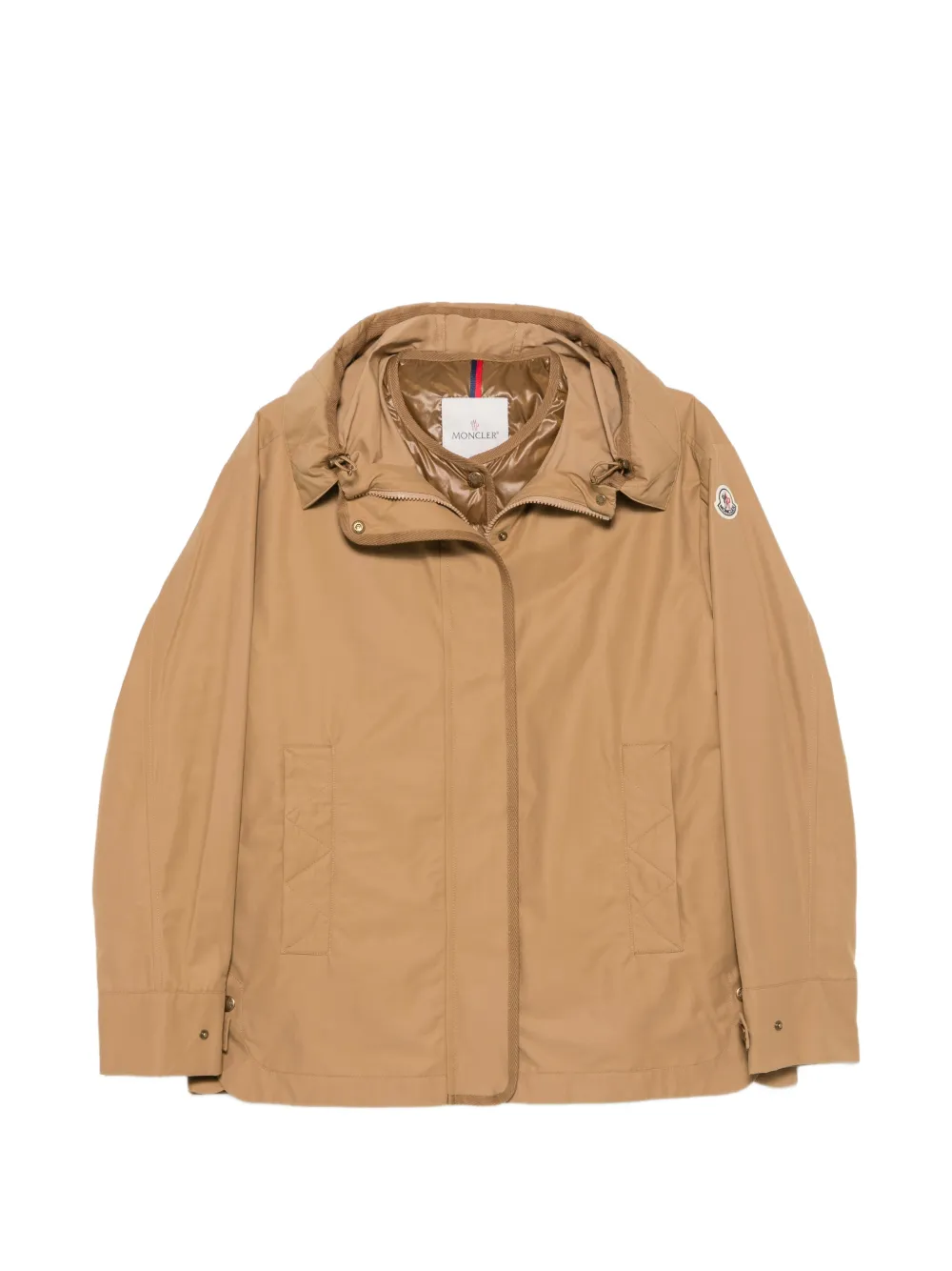 Moncler logo-patch hooded jacket