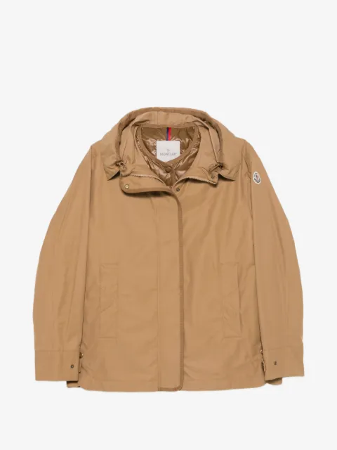 Moncler logo-patch hooded jacket