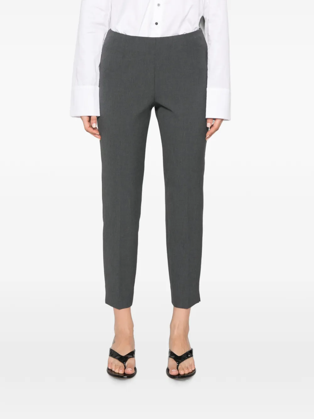 Peserico Cropped broek Grijs