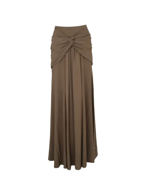 Roland Mouret jupe longue drapée à détail torsadé