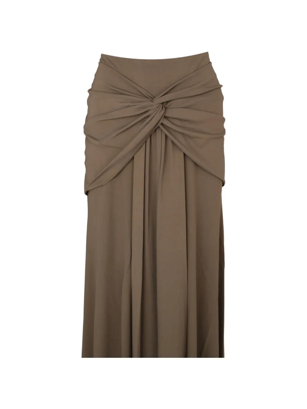 Roland Mouret Gedrapeerde rok met gedraaid detail Groen
