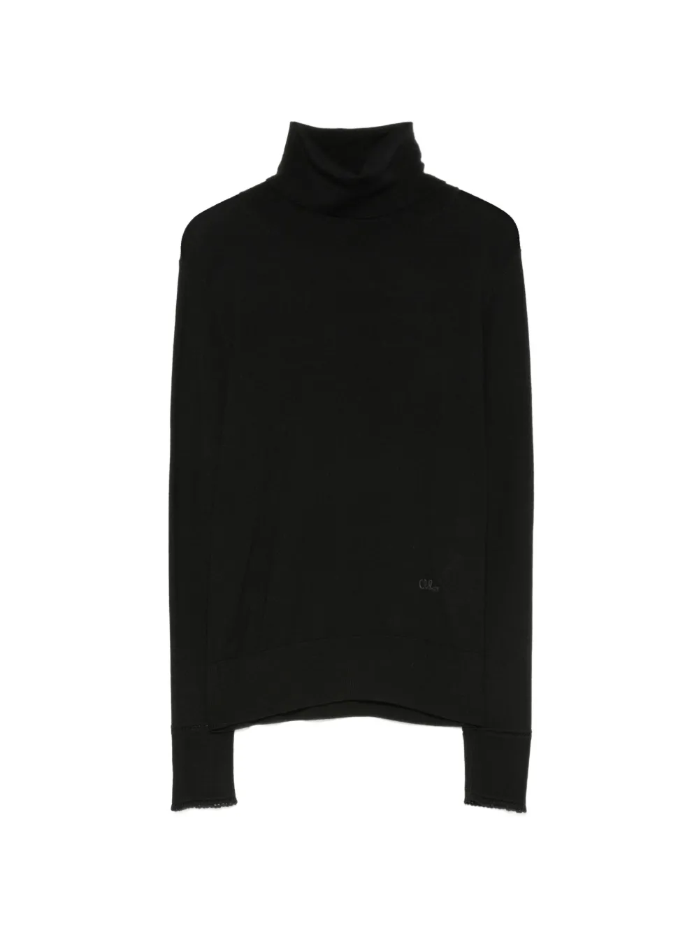 Chloé roll-neck long-sleeve knit - Schwarz