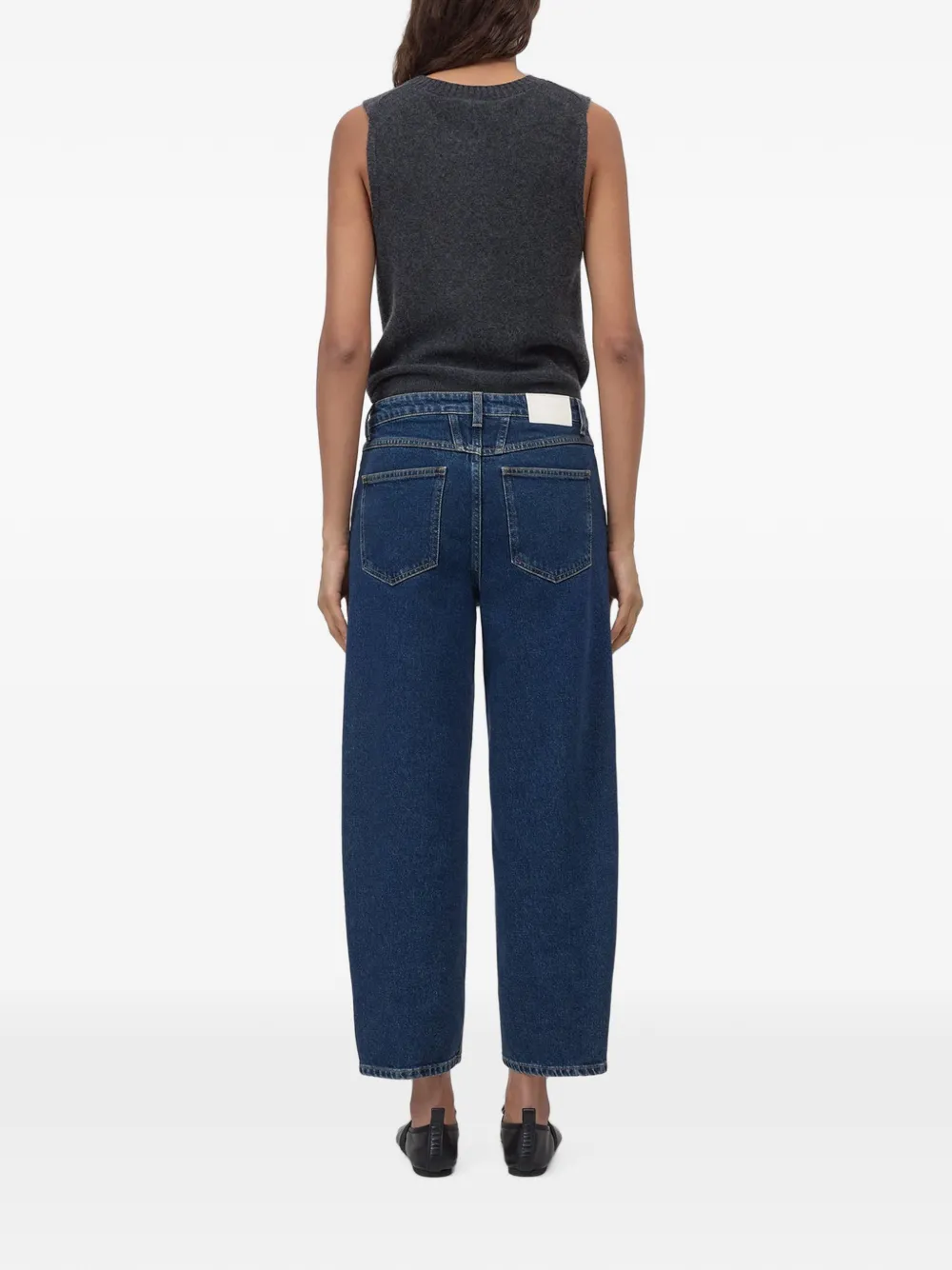 Closed Stover-X high-waist straight jeans Blauw