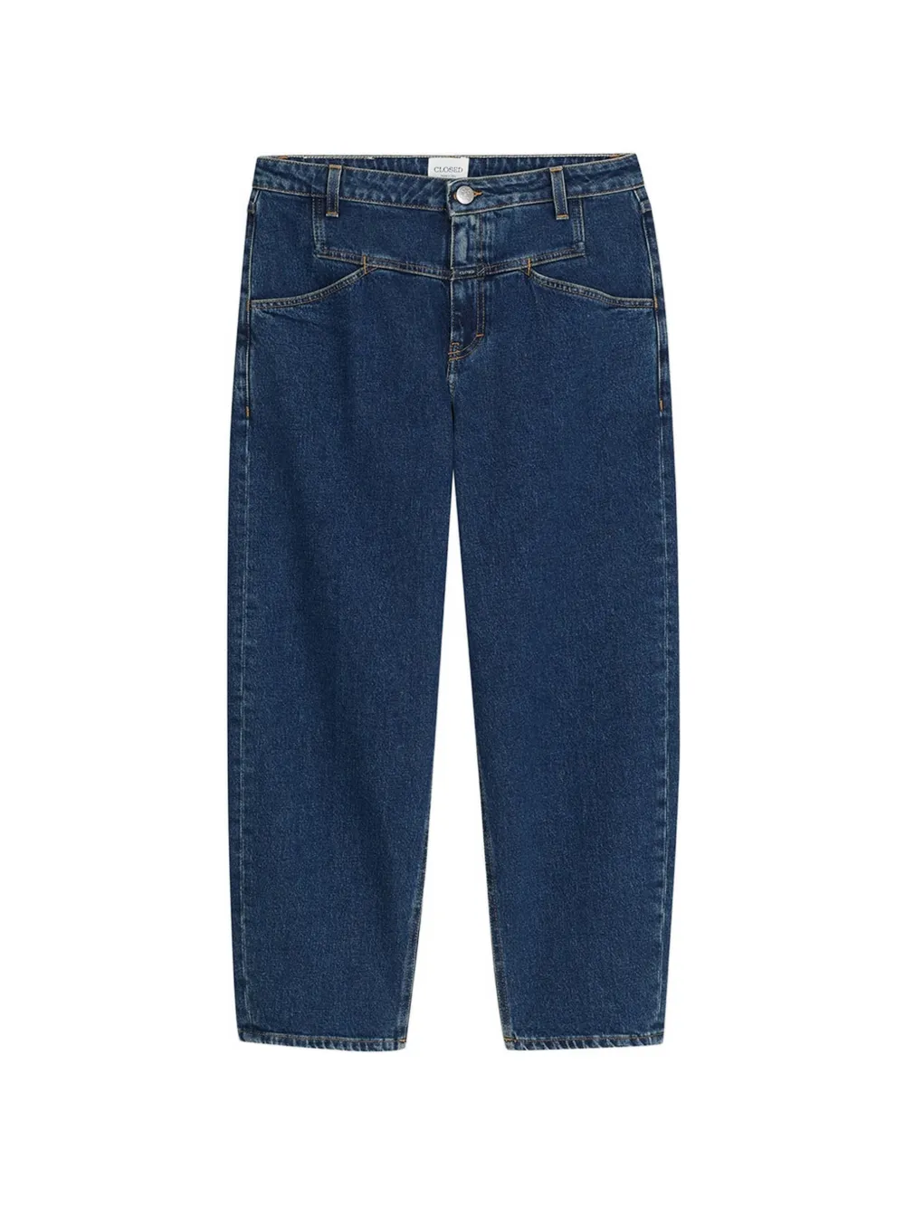 Closed Stover-X high-waisted straight-leg jeans - Blu