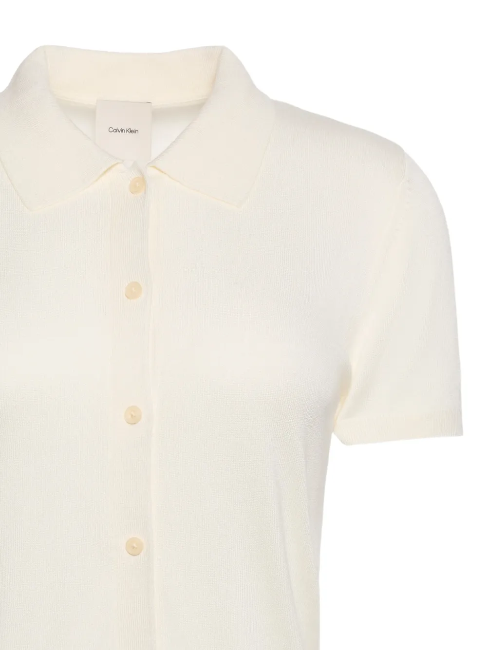 Calvin Klein Vest met korte mouwen Beige