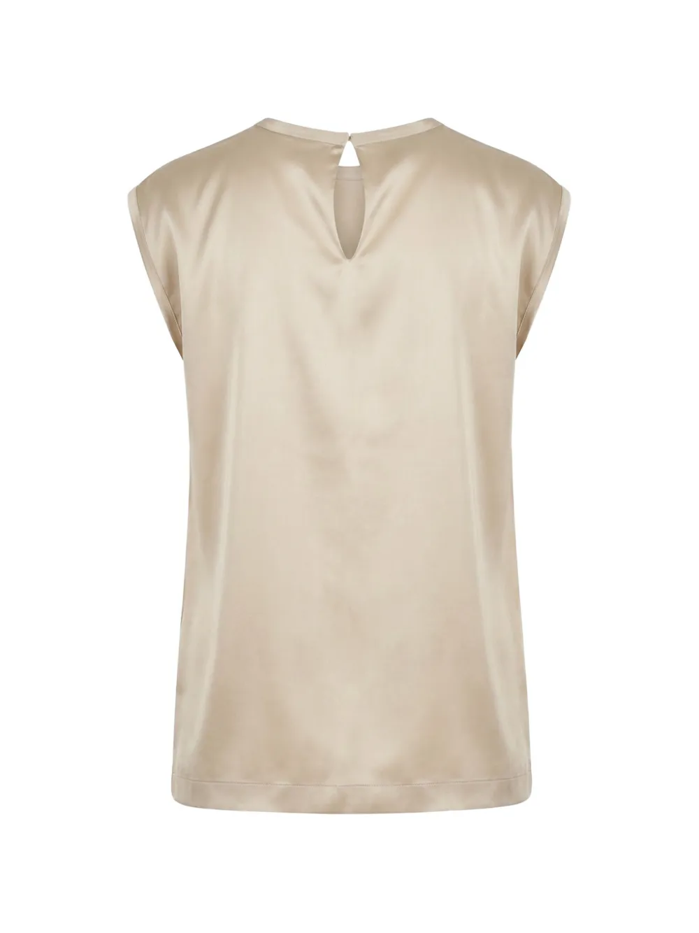 Brunello Cucinelli Zijden top Beige