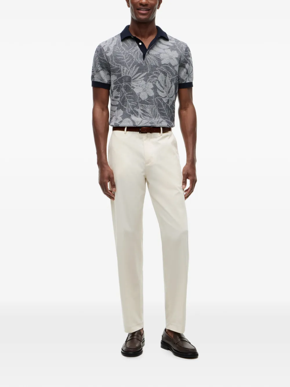Tommy Hilfiger Straight plooibroek Wit