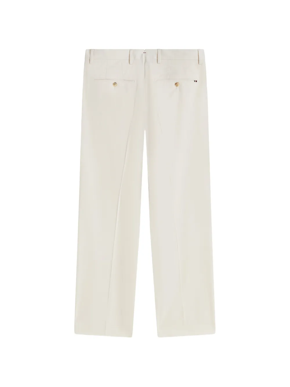 Tommy Hilfiger Straight plooibroek Wit