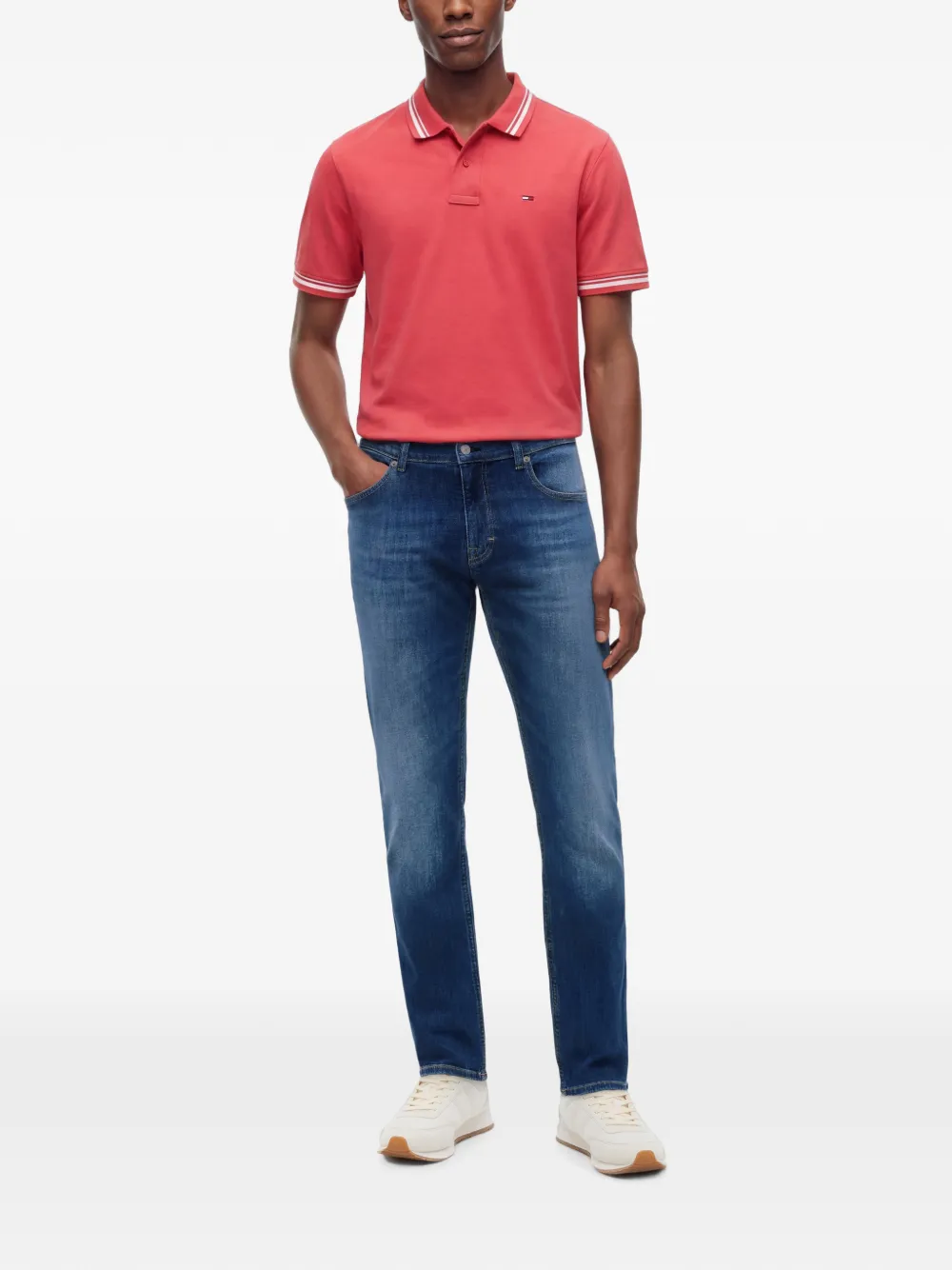 Tommy Jeans Slim-fit jeans met 5 zakken Blauw