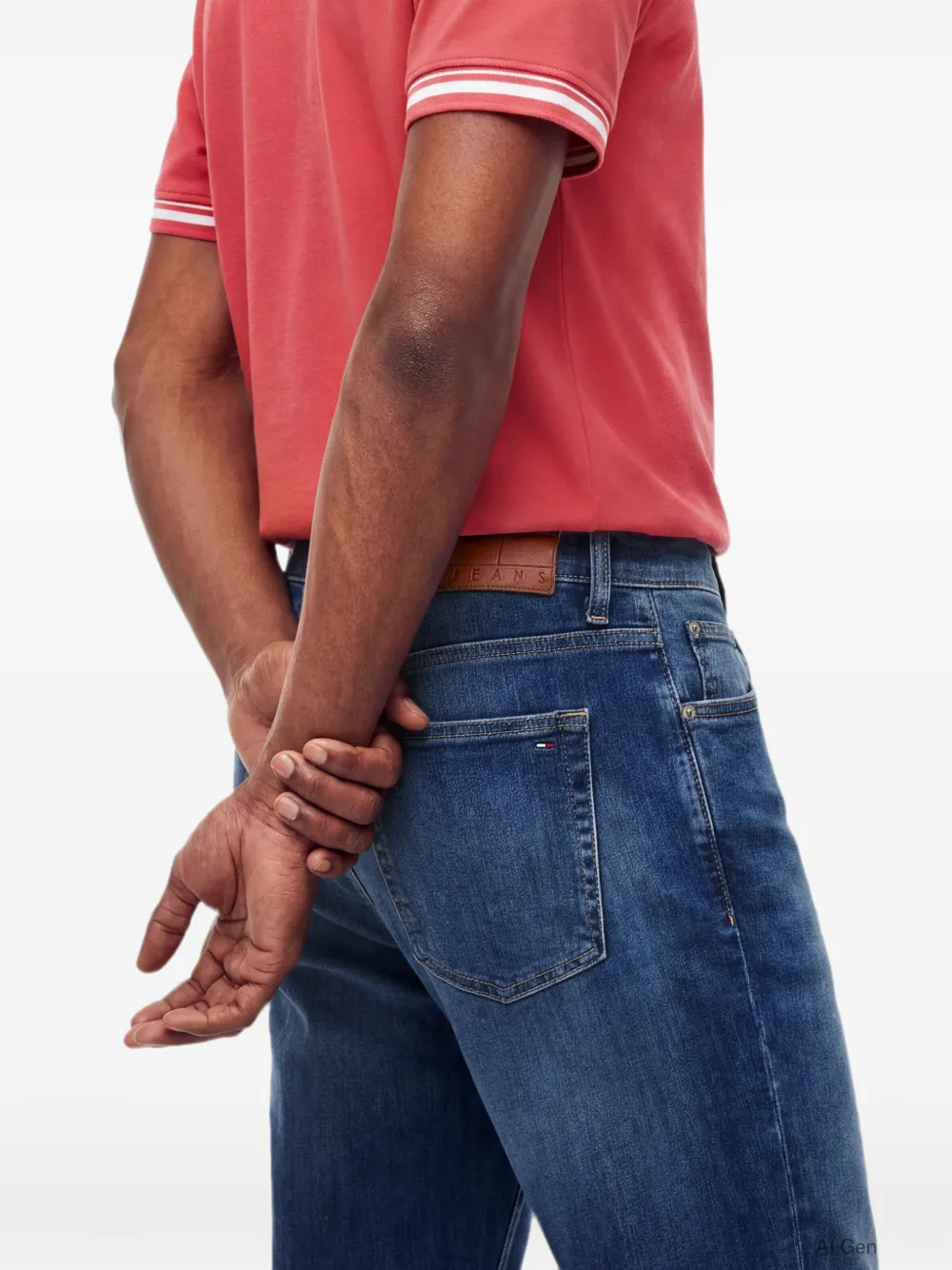 Tommy Jeans Slim-fit jeans met 5 zakken Blauw