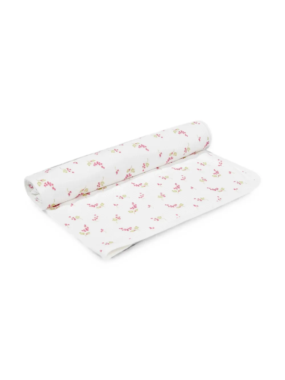 TIFFANY KIDS Geribbelde deken met bloemenprint Wit