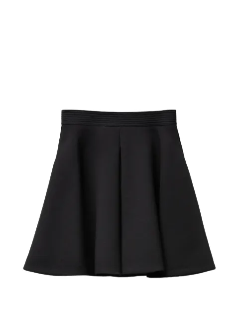 Versace Natté wool mini skirt