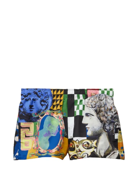 Versace printed swim shorts