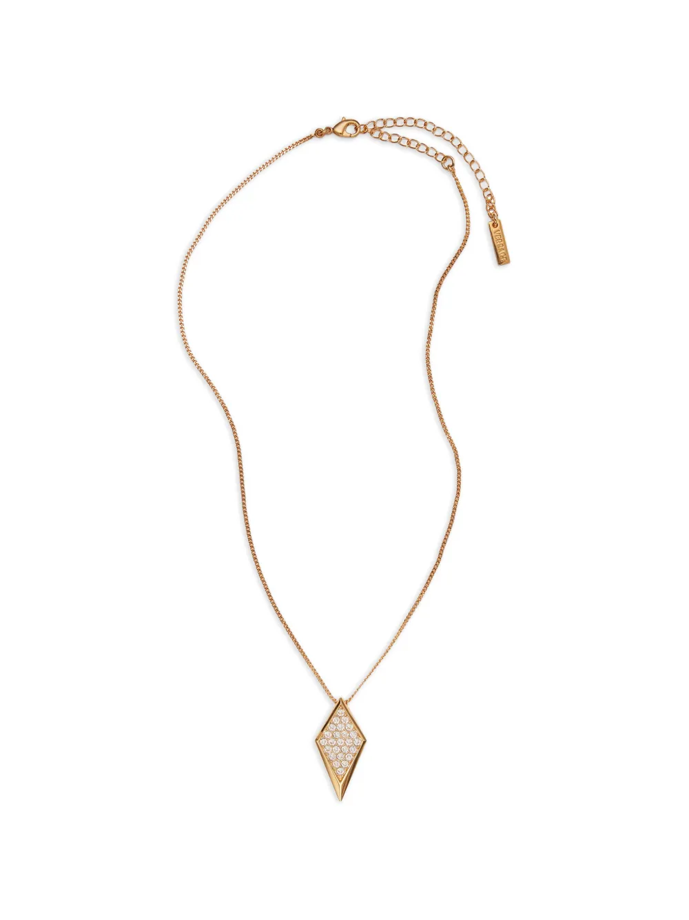 Versace Blade crystal necklace - Gold