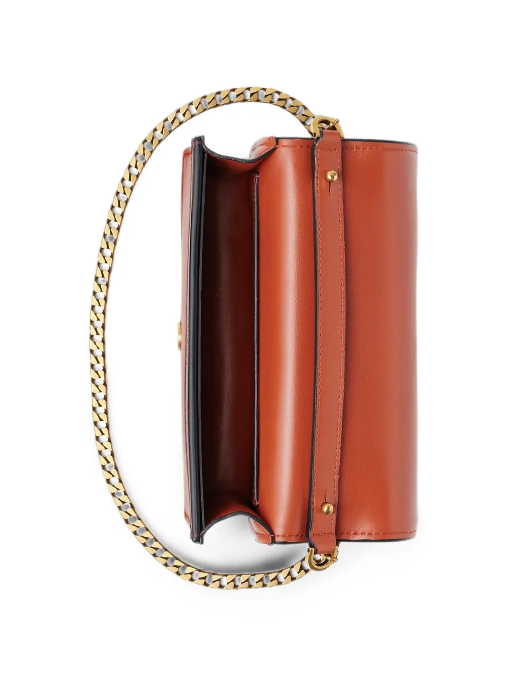 Versace Nappa mini-tas met embleem Bruin