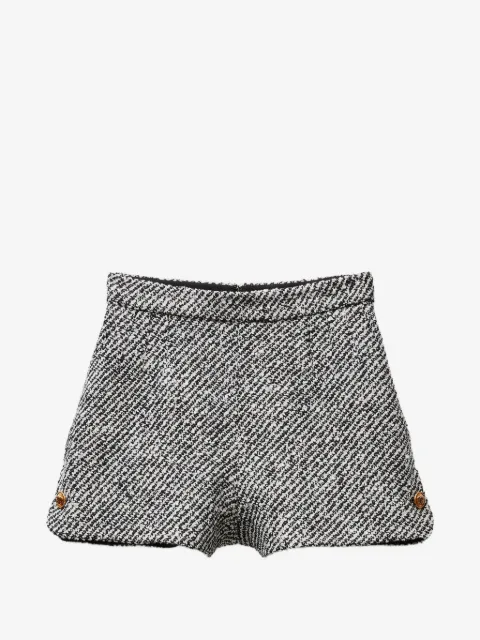 Versace wool bouclé shorts