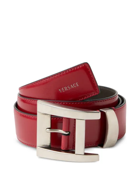 Versace leather belt 4 cm