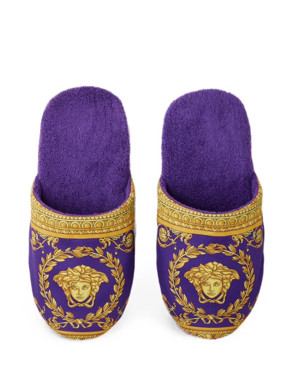 Versace Home Medusa '95 Barocco slippers Paars