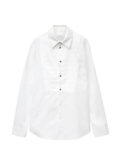 Versace cotton poplin & silk satin regular shirt