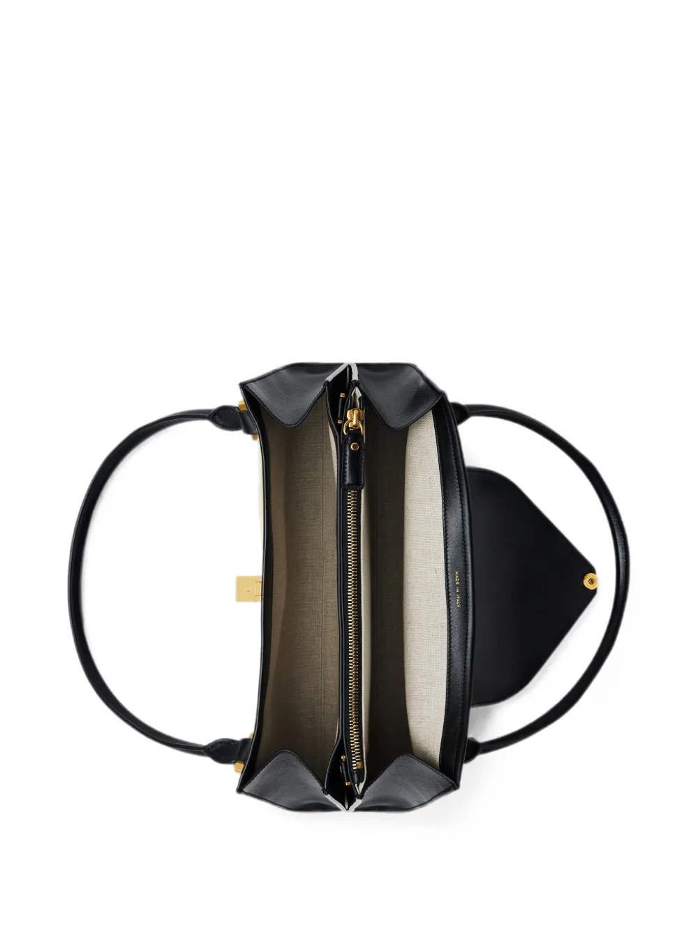 Versace Severine leren schoudertas Zwart