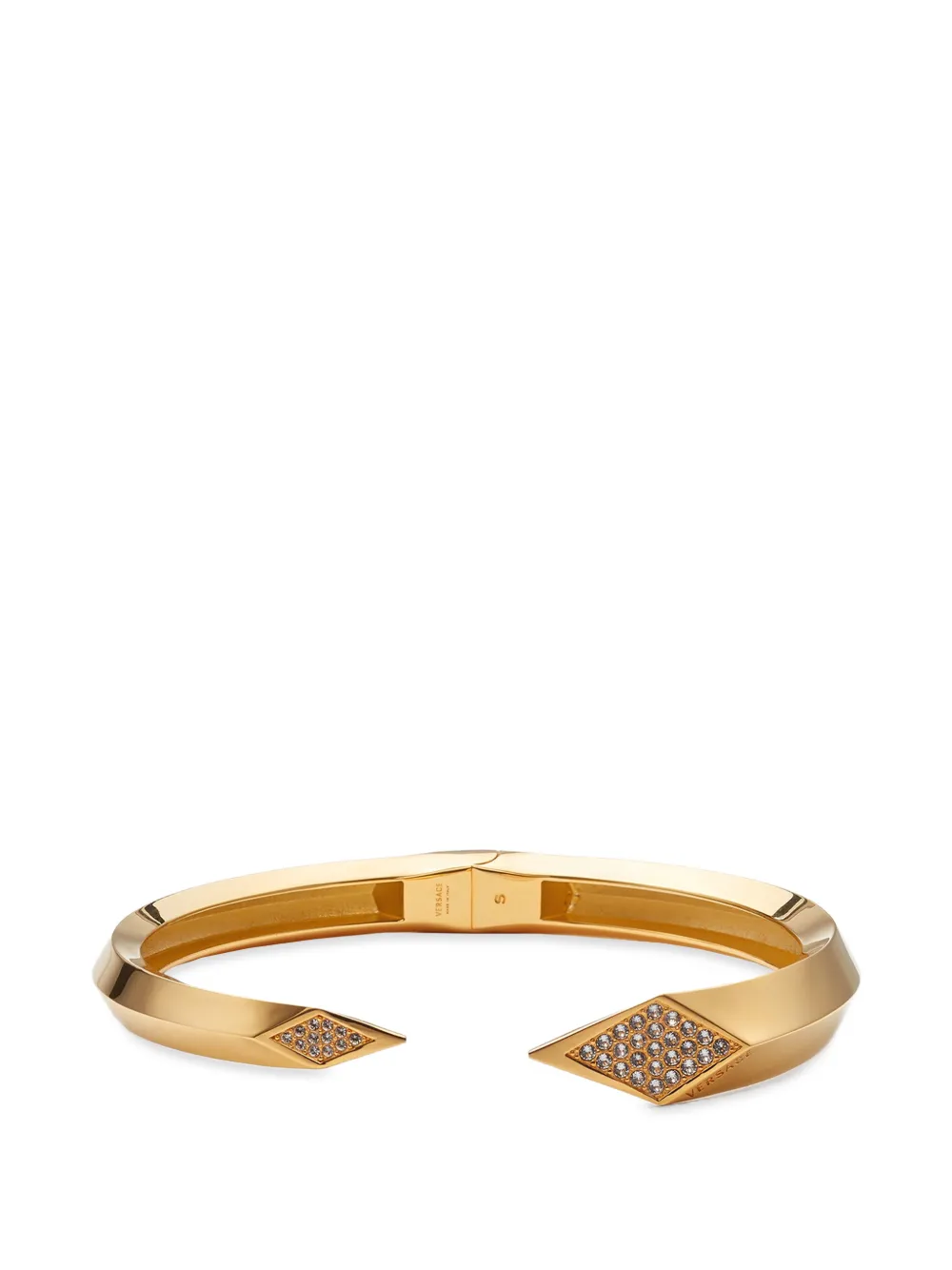 Versace Blade crystal choker - Gold