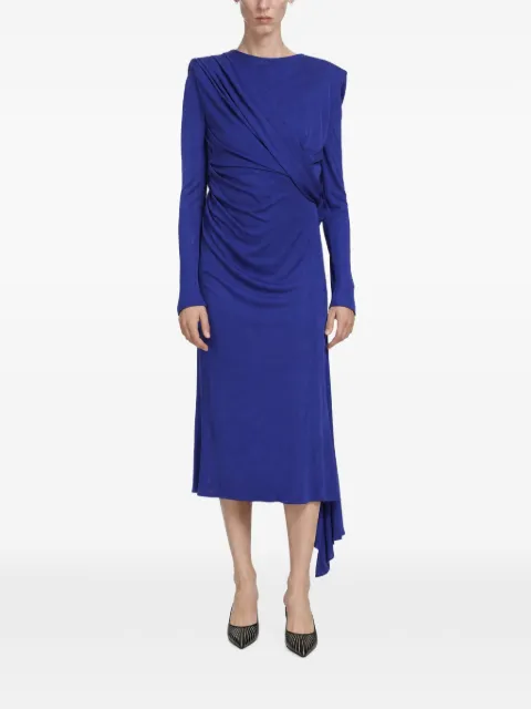 Versace Gedrapeerde mini-jurk met open rug