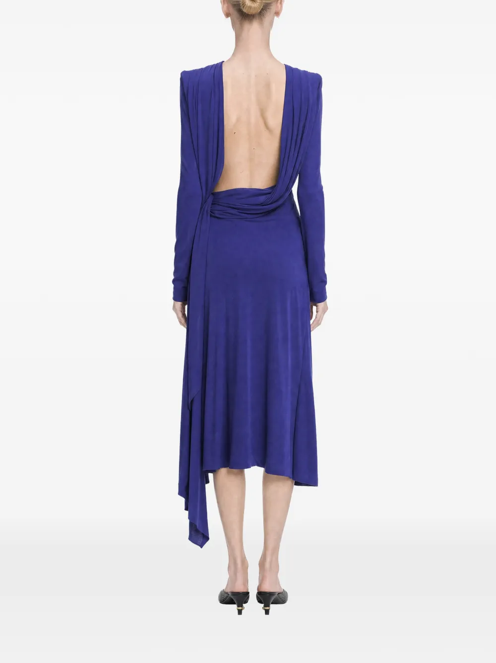 Versace Jersey jurk Blauw
