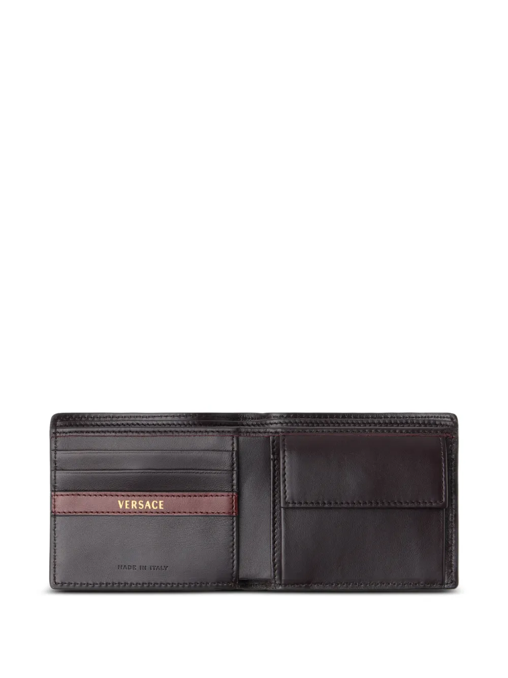 Versace Severine leren portemonnee Bruin
