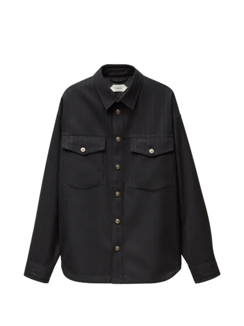 Versace jacquard wool blouson