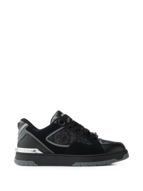 Versace Biggie Basket jacquard leather sneakers