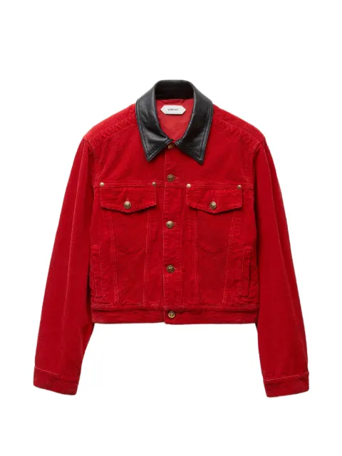 Versace corduroy velvet blouson