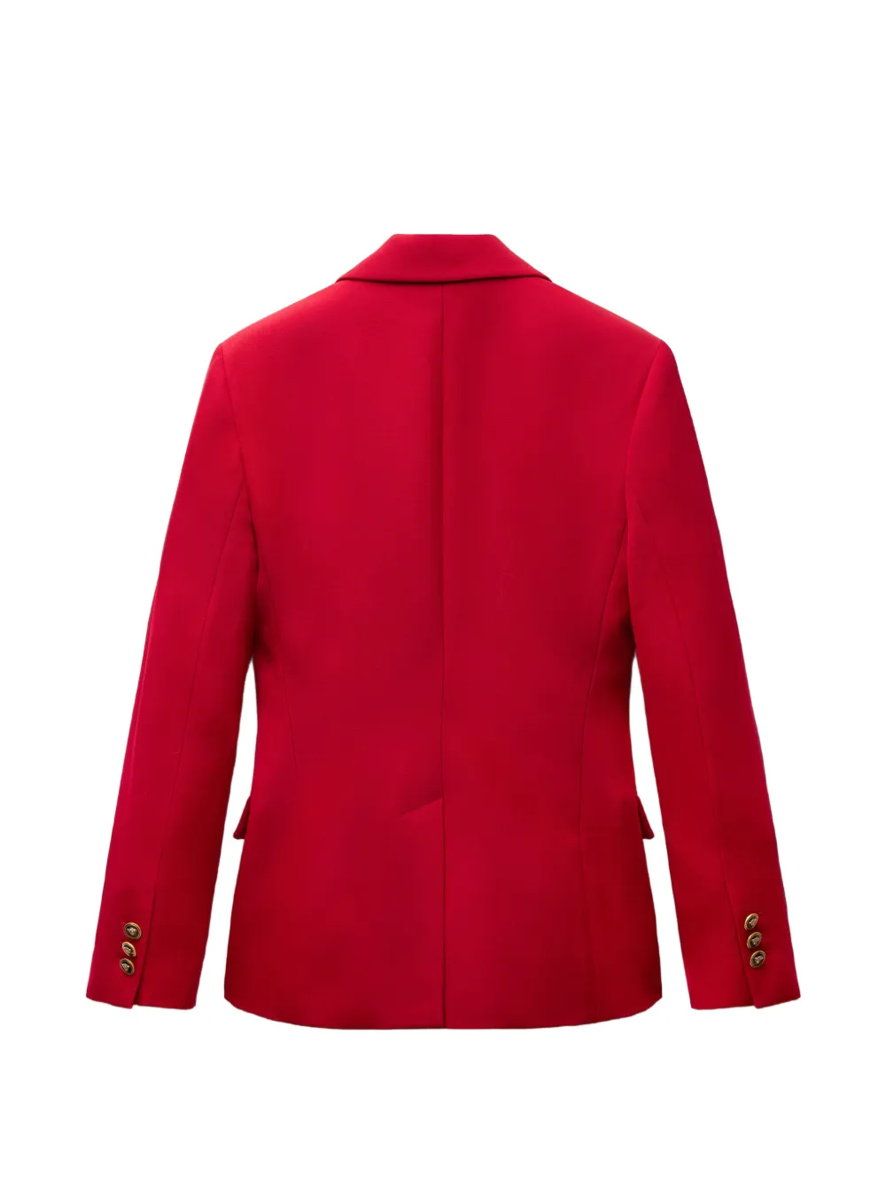 Versace Wollen grain de poudre blazer Rood