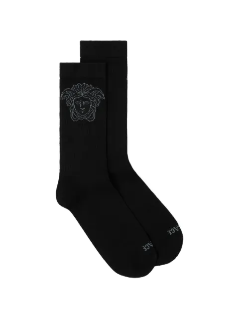 Versace jacquard cotton ribbed socks