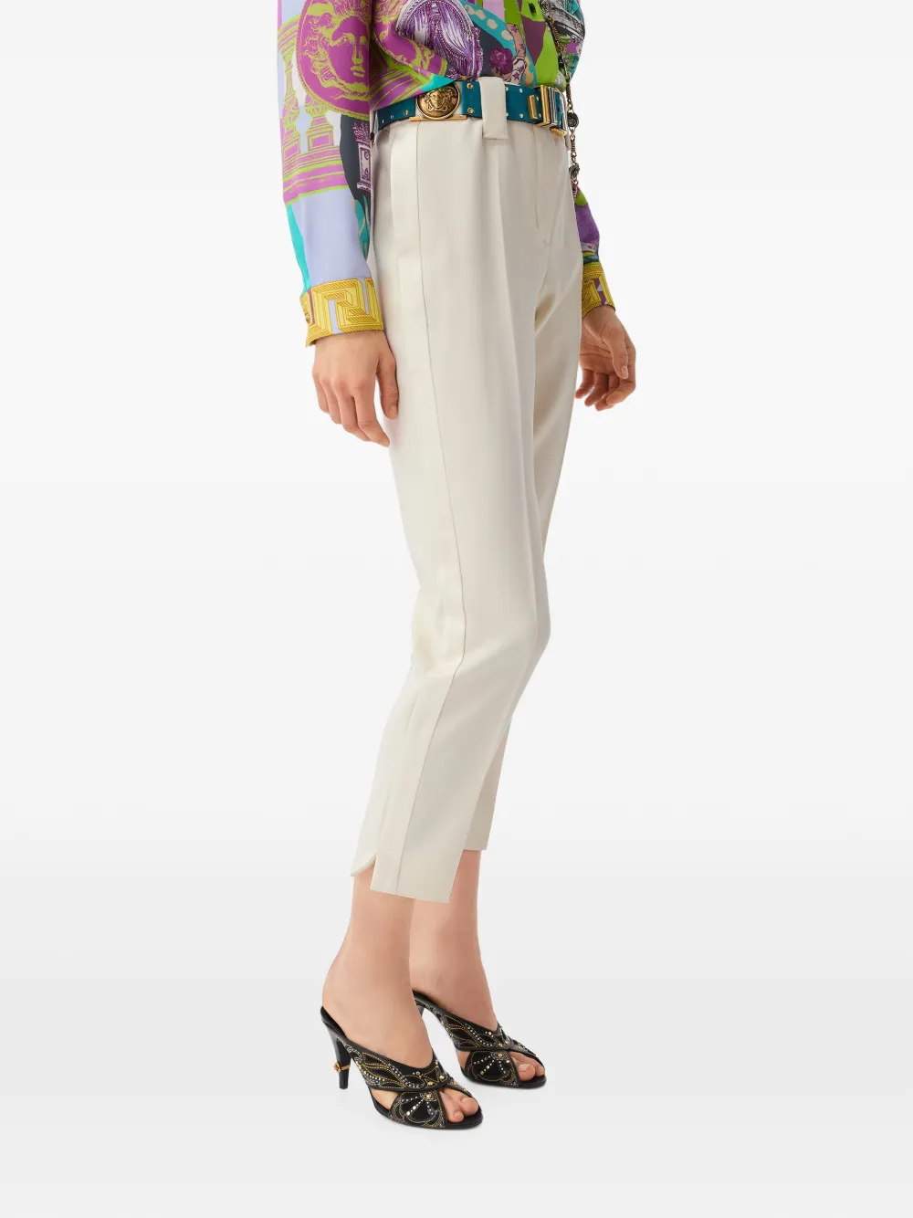 Versace Stretch broek Beige