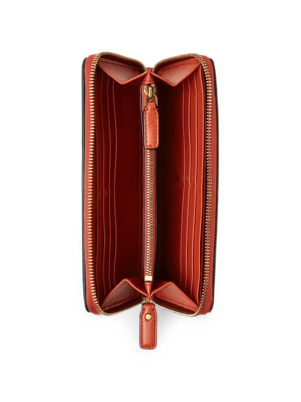 Versace Emblème leren portemonnee Oranje