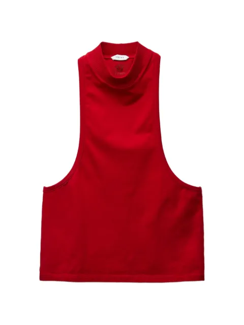 Versace embroidered-logo stretch cotton-jersey tank top
