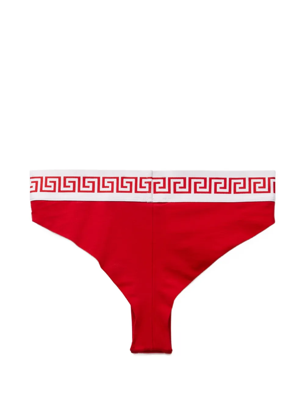 Versace Slip van katoenen jersey Rood