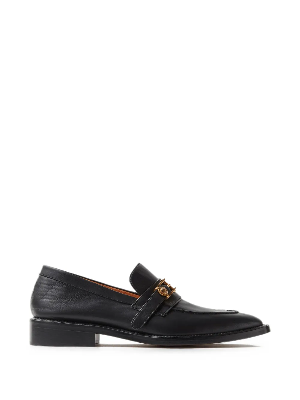 Versace Primo leather loafers - Nero