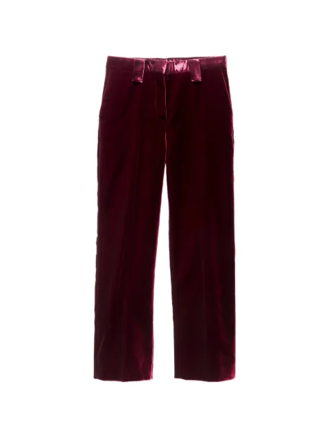 Versace pantalon en velours viscose