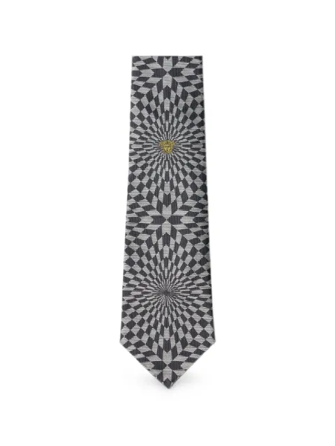 Versace jacquard silk twill tie
