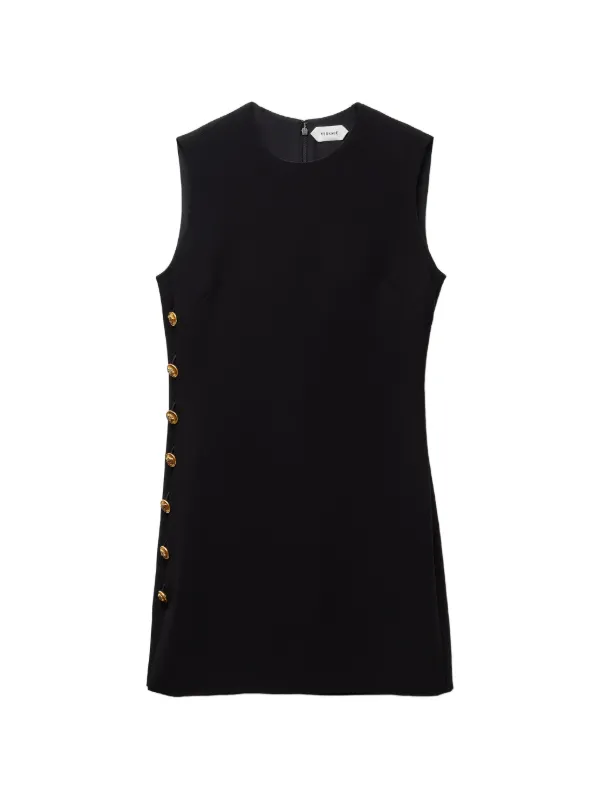 versace black mini dress Stretch Viscose Cady | adding a touch of Color:WHITE/MULTI Ivory Wedding Dresses with APD-031722
