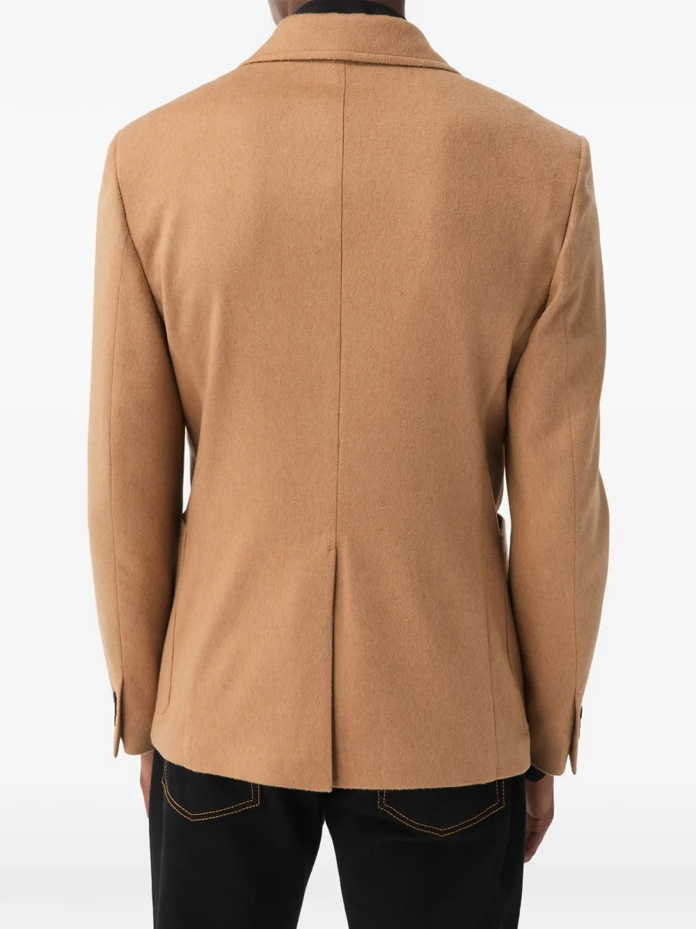 Versace Blazer met kameelhaar Beige